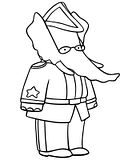 disegni babar da colorare