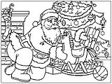 disegni babbo natale da colorare
