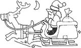 disegni babbo natale da colorare