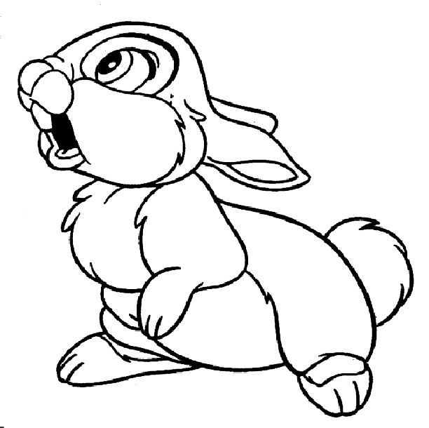 disegni bamby da colorare