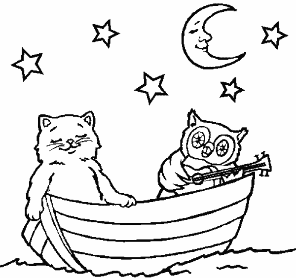 disegni barche da colorare