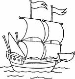 disegni barche da colorare