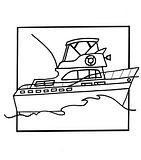 disegni barche da colorare