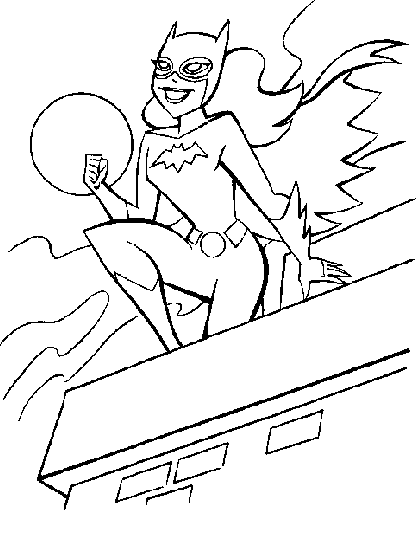 disegni batman da colorare