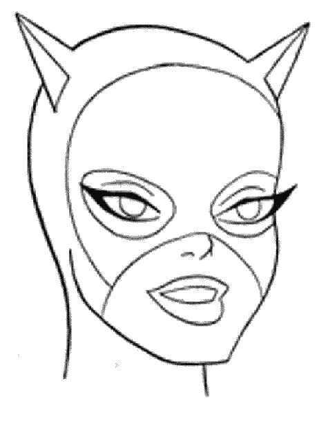 disegni batman da colorare