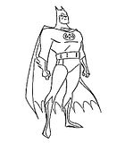 disegni batman da colorare
