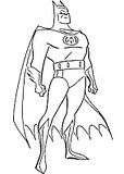 disegni batman da colorare