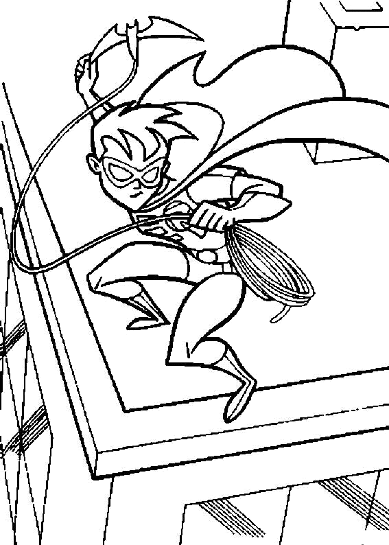 disegni batman da colorare