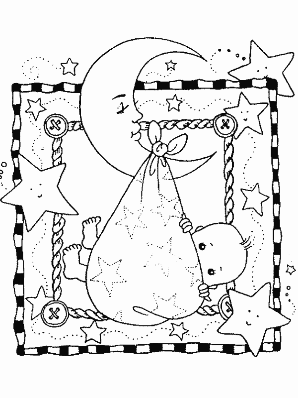 disegni bebe da colorare