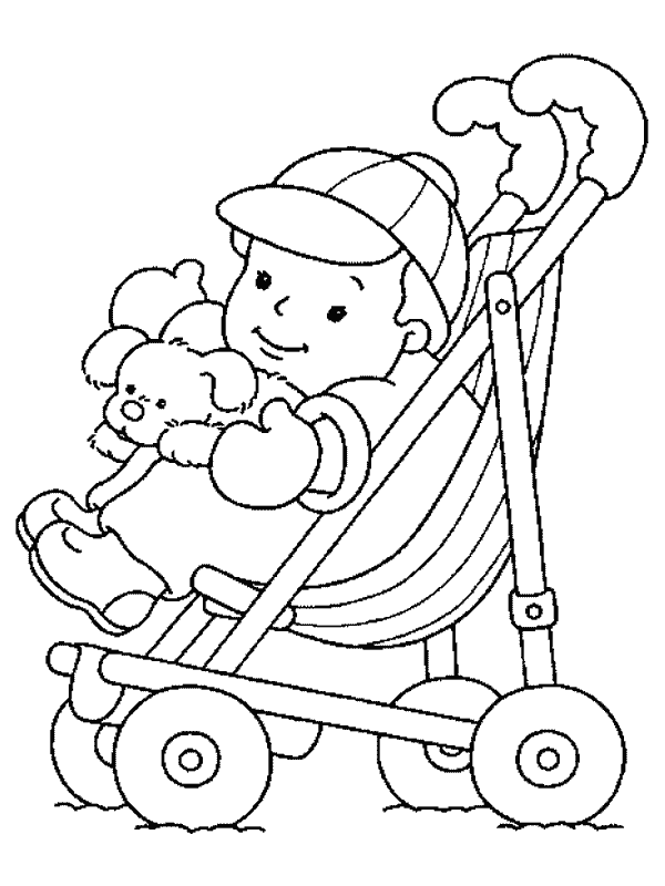 disegni bebe da colorare