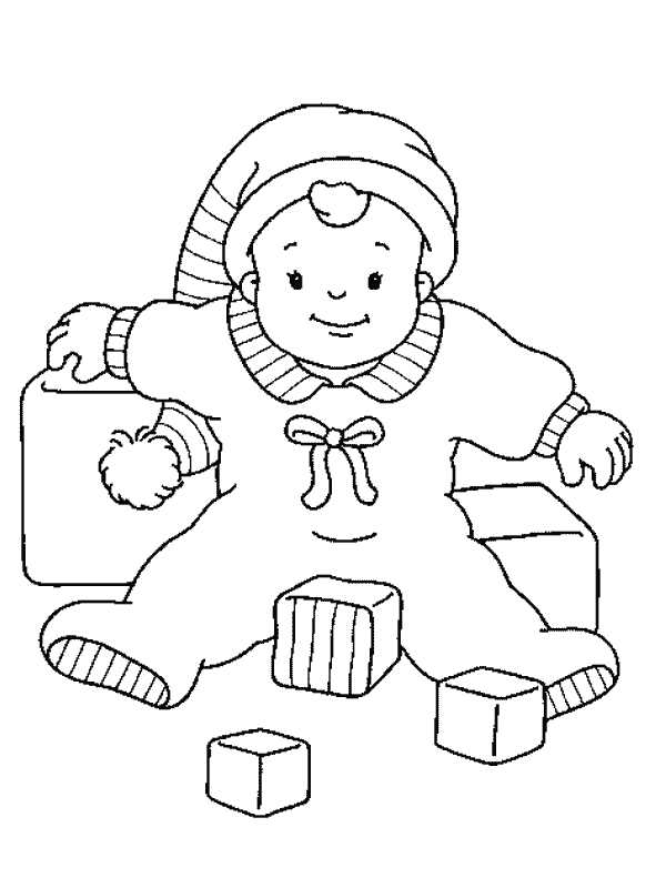 disegni bebe da colorare