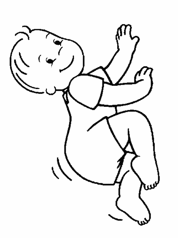 disegni bebe da colorare