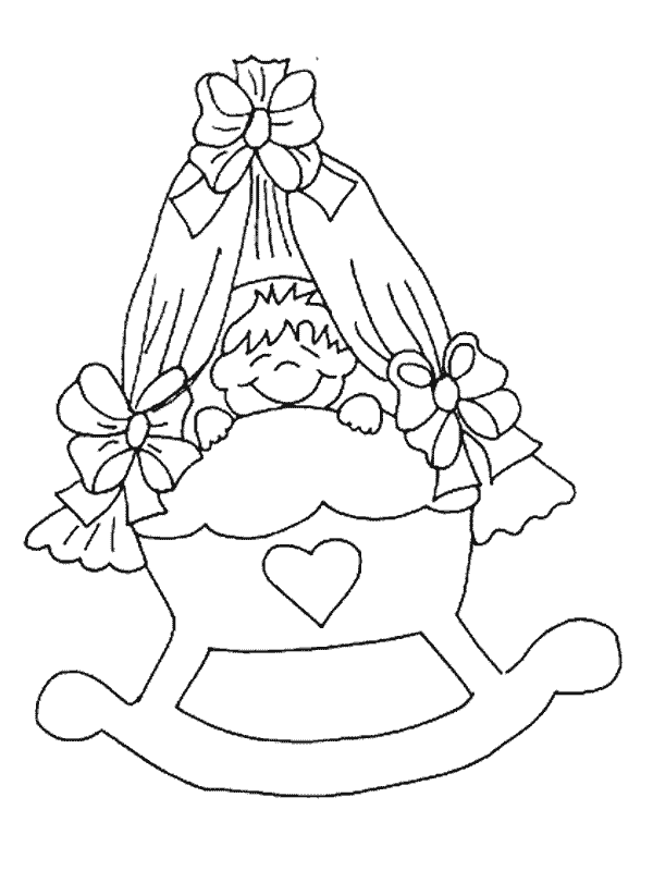 disegni bebe da colorare