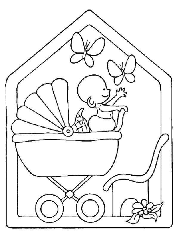 disegni bebe da colorare