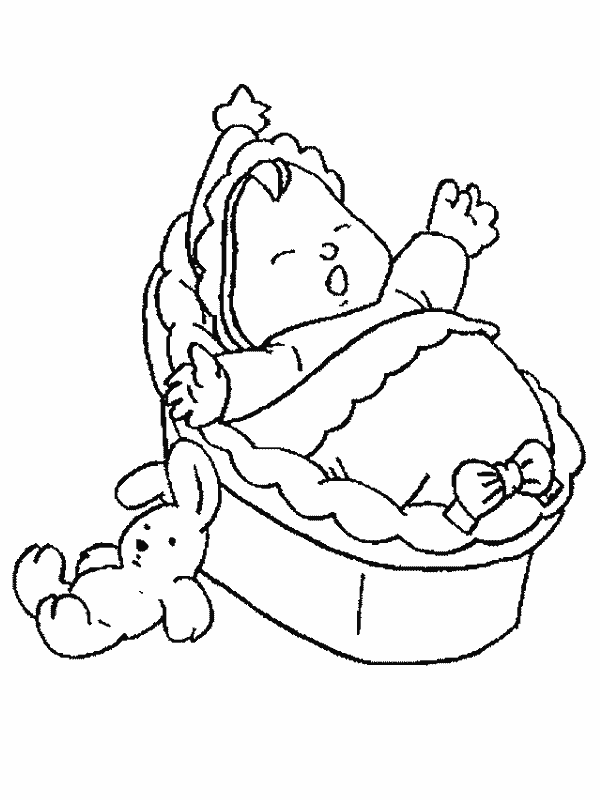 disegni bebe da colorare