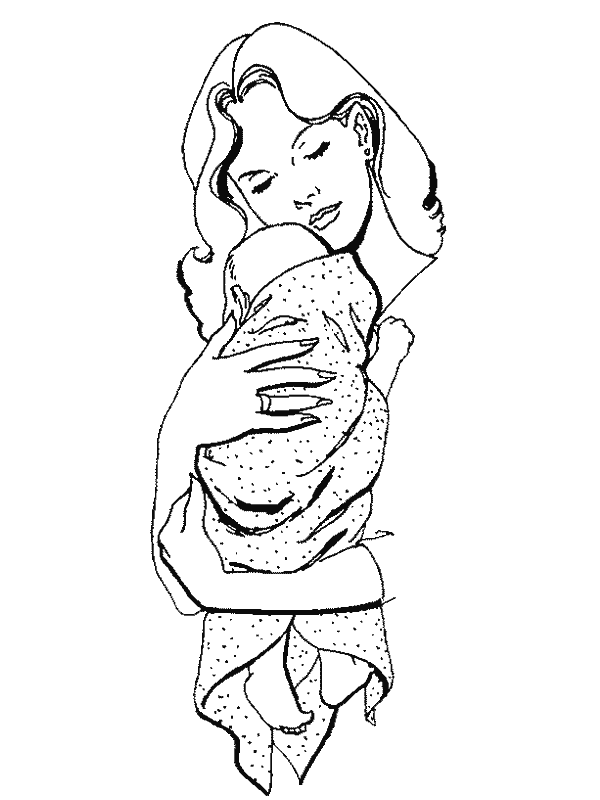 disegni bebe da colorare