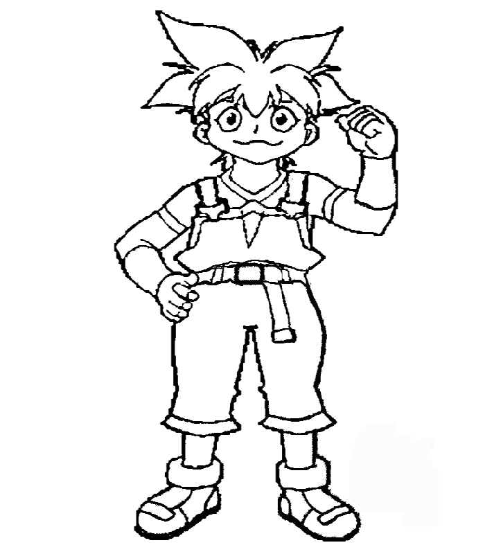 disegni bey blade da colorare