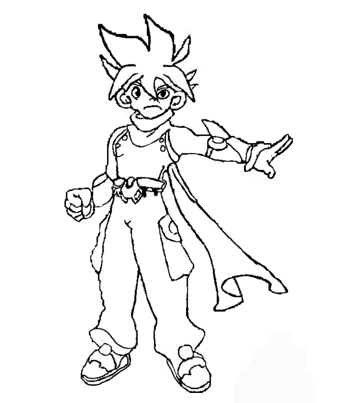 disegni bey blade da colorare
