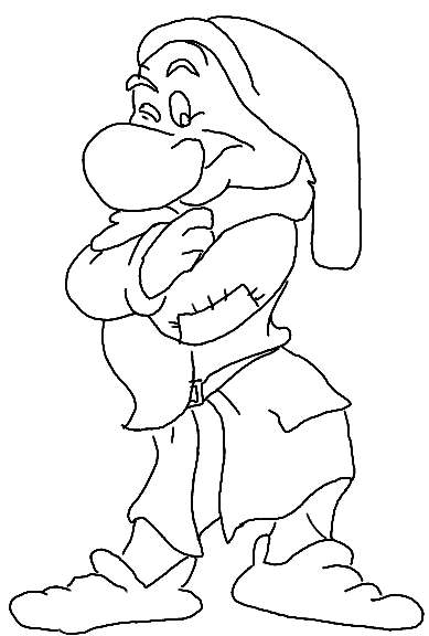 disegni biancaneve da colorare