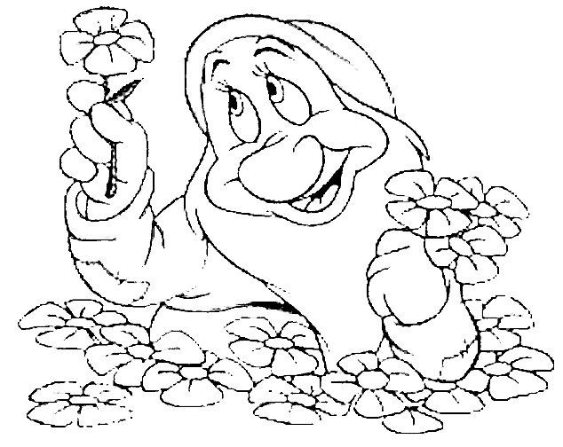 disegni biancaneve da colorare