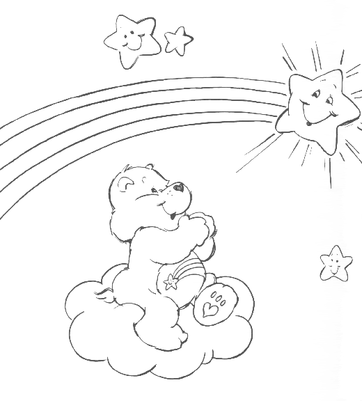 disegni bisousnours da colorare