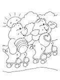 disegni bisousnours da colorare