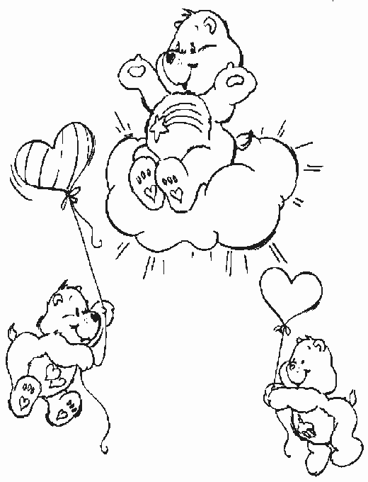 disegni bisousnours da colorare
