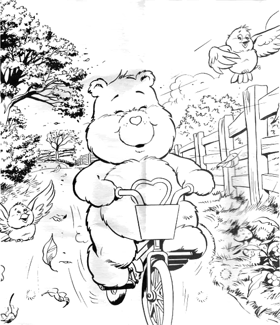 disegni bisousnours da colorare