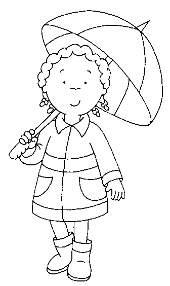 disegni caillou da colorare