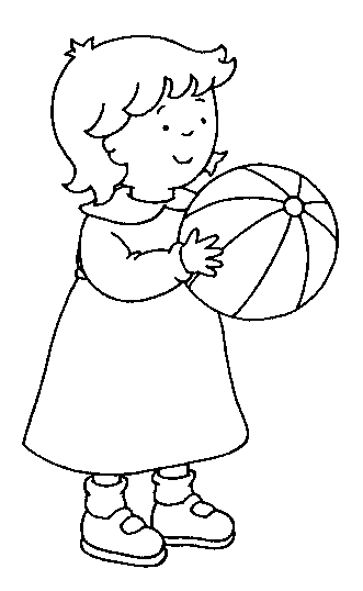 disegni caillou da colorare