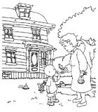 disegni caillou da colorare