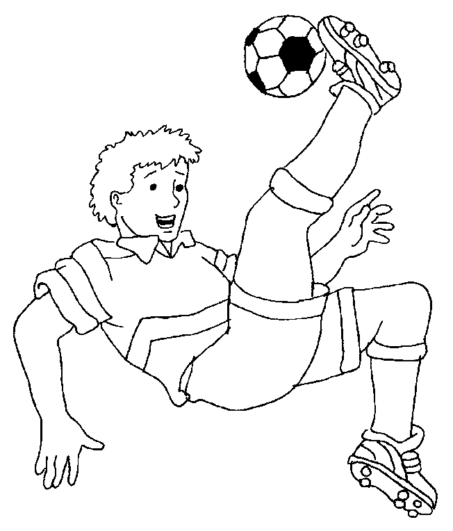 disegni calcio da colorare