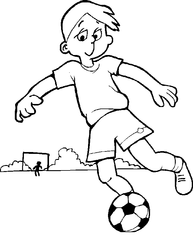 disegni calcio da colorare