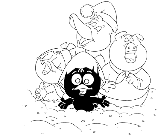 disegni calimero da colorare