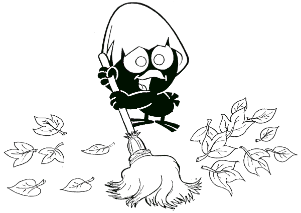 disegni calimero da colorare