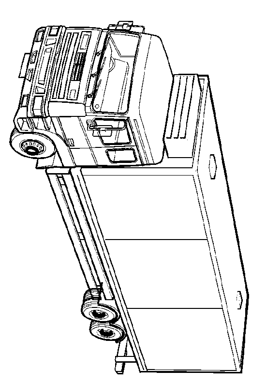 disegni camion da colorare