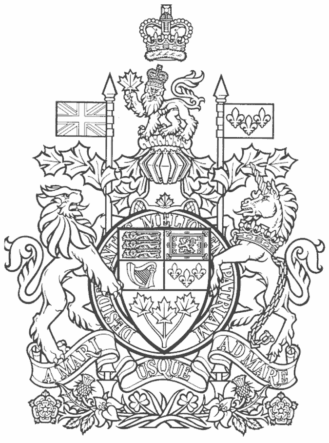 disegni canada da colorare
