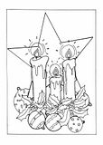 disegni candele da colorare