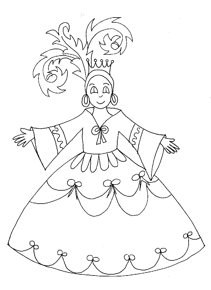 disegni carnevale da colorare