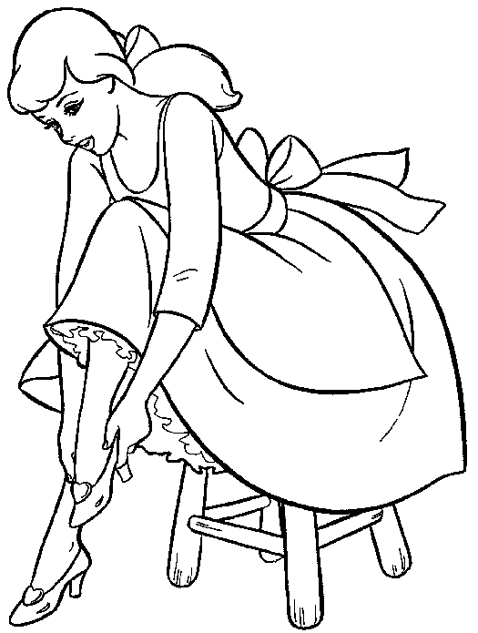 disegni cenerentola colorare