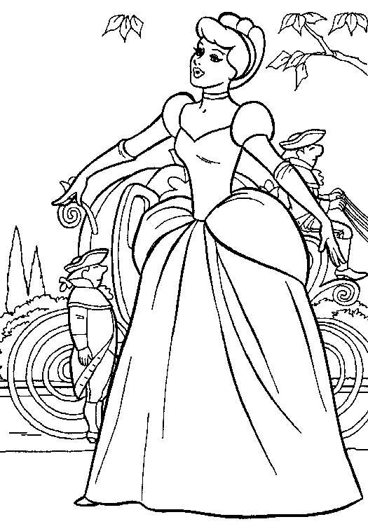 disegni cenerentola colorare