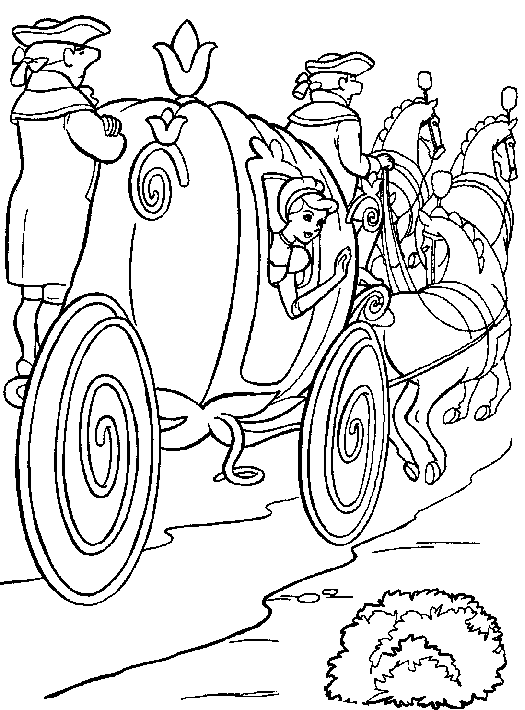 disegni cenerentola colorare