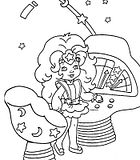 disegni chiara di luna da colorare