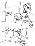 disegni chicken run da colorare