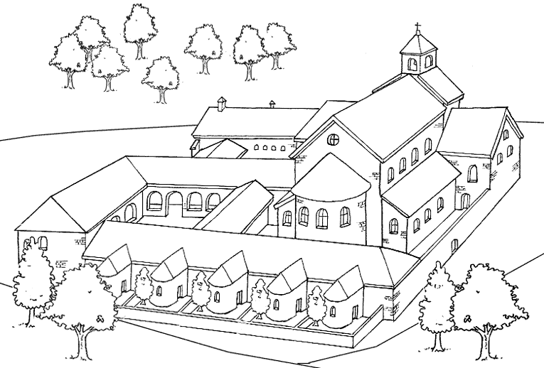 disegni chiese da colorare