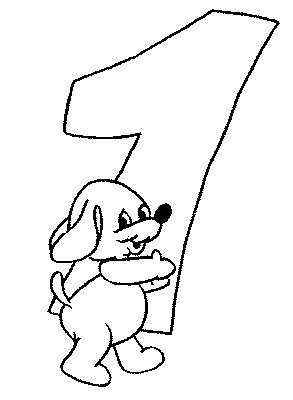 disegni cifre da colorare