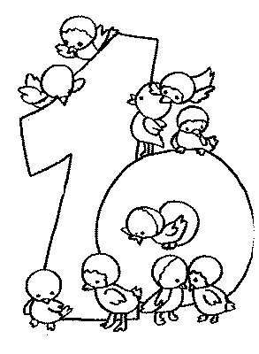 disegni cifre da colorare