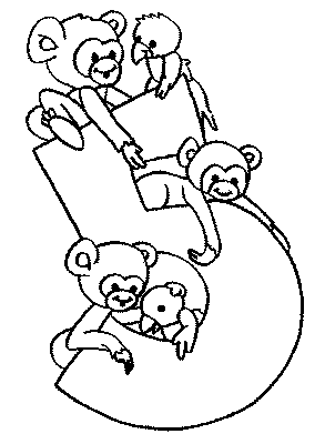 disegni cifre da colorare