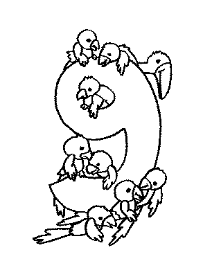 disegni cifre da colorare