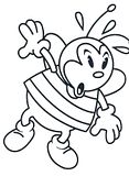 disegni coccinelle colorare